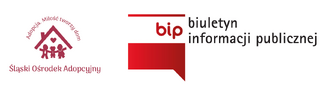 Logo Biuletynu Informacji Publicznej oraz Śląskiego Ośrodka Adopcyjnego w Katowicach